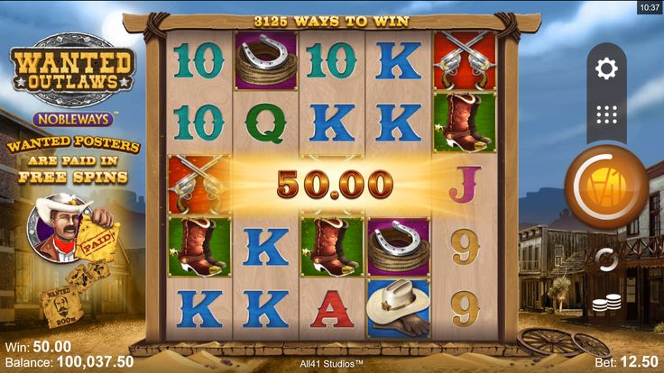 Wanted Outlaws Slot Wins