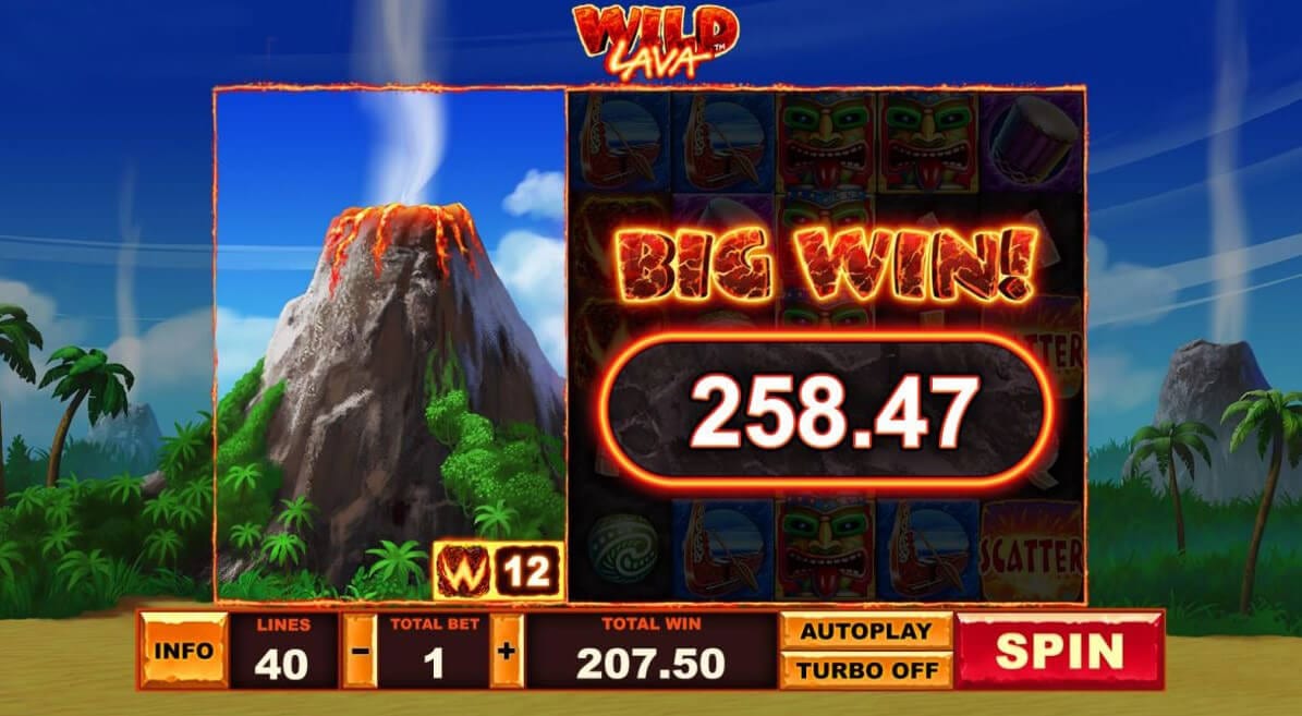 Wild Lava Slot Wins