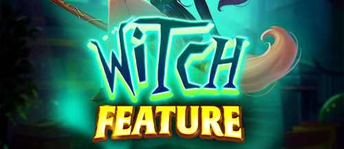 Witch Feature Slot Logo Wizard Slots