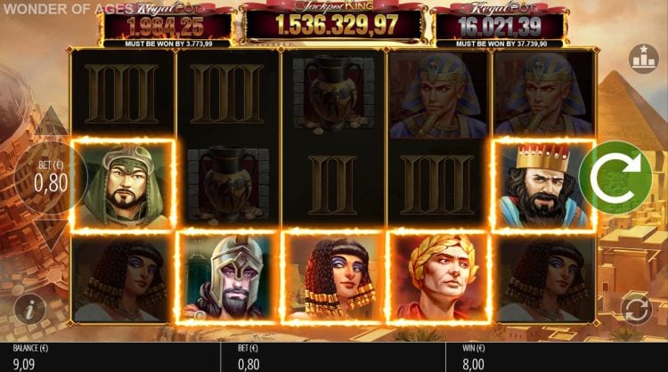 Wonder of Ages Online Slot Game