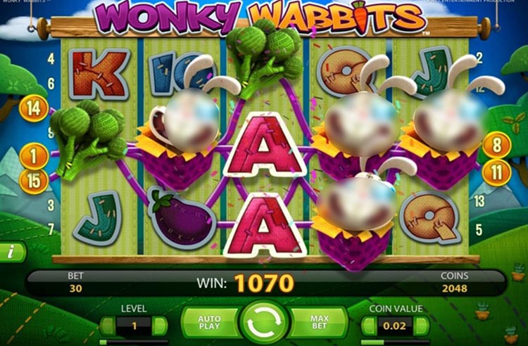 Wonky Wabbits Slot Bonus
