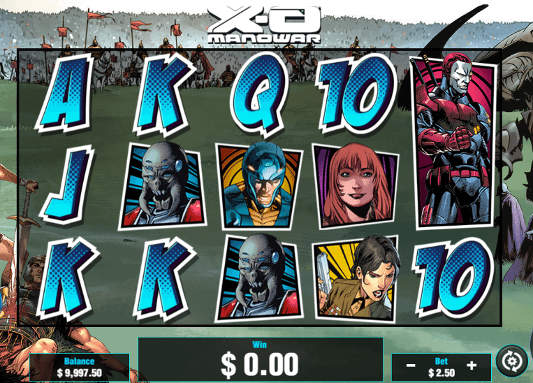 XO Manowar online slots game logo