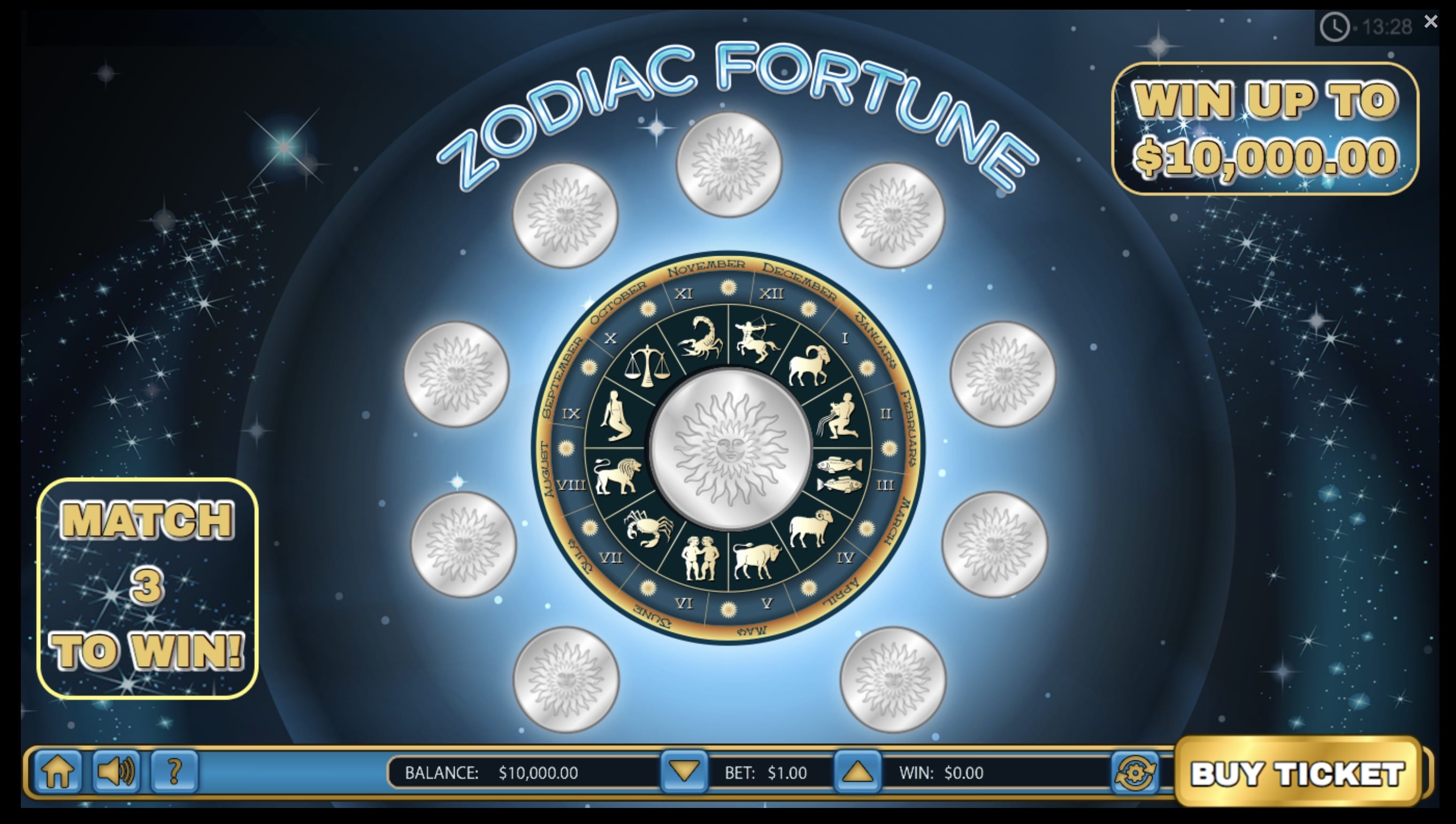 Zodiac Fortune Online slot game gameplay