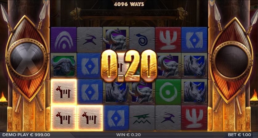 Zulu Gold Slots Win