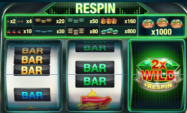 Emerald Diamond Slot Re-Spin