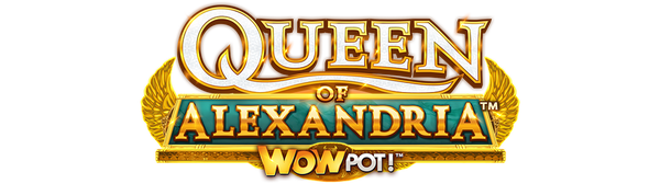 Queen of Alexandria Wowpot Slot Logo Wizard Slots