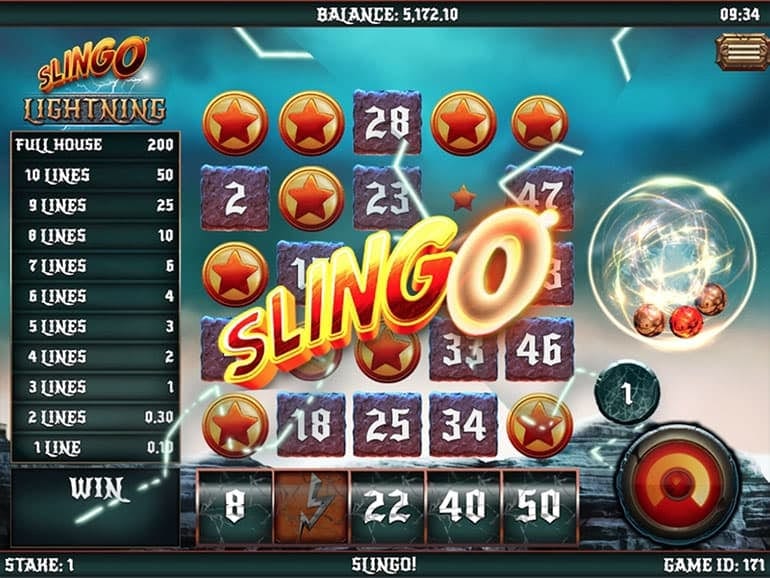 Slingo Lightning Big Win