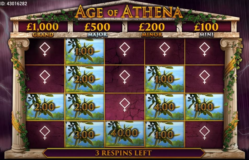 Age of Athena Slot Free Spins Feature