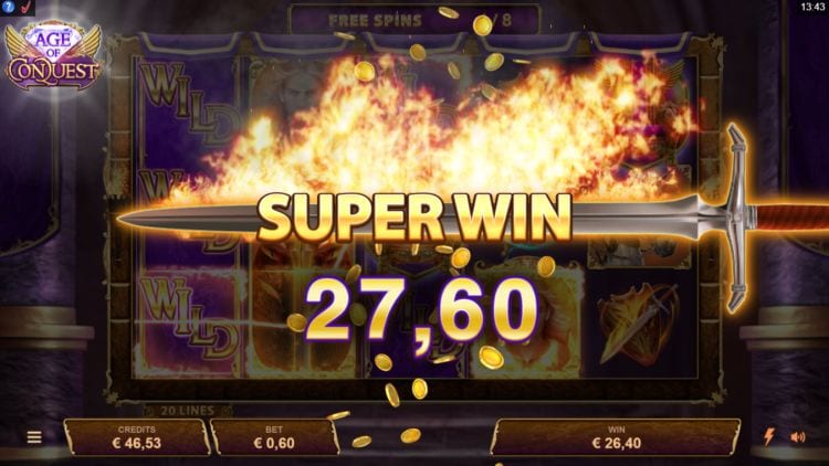 Age of Conquest Slot Win