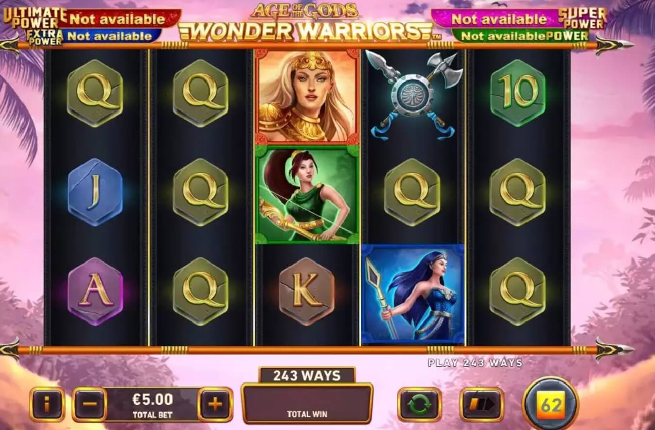 Age of the Gods Wonder Warrior Slot Gameplay