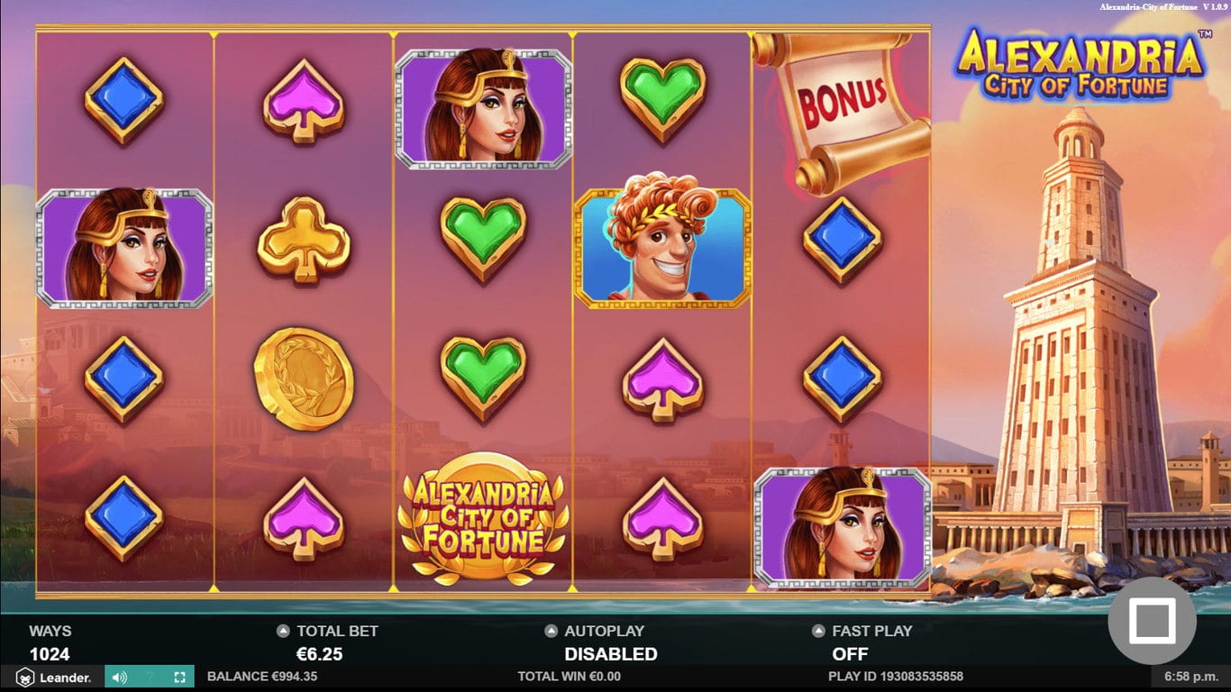 Alexandria City of Fortune Slots Game