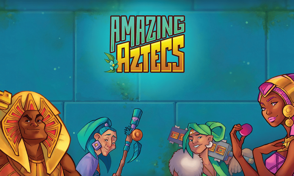 amazing aztecs slots game logo