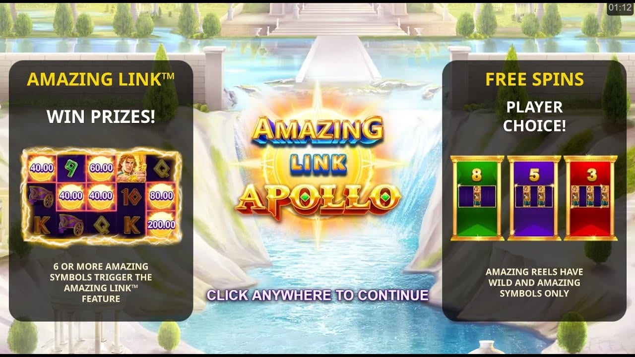 Amazing Link Apollo Slot Features