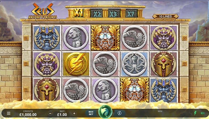 Ancient Fortunes: Zeus Slot Game