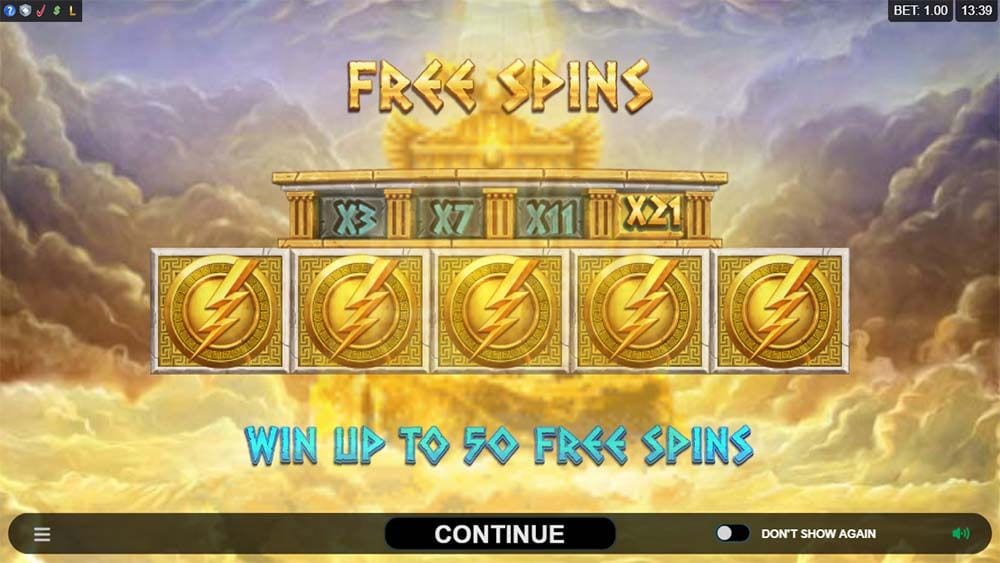 Ancient Fortunes: Zeus Free Spins Slots