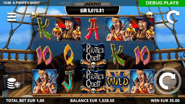 Pirate Quest Slot Reels