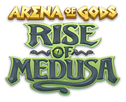 Arena of Gods - Rise of Medusa Slot Logo Wizard Slots