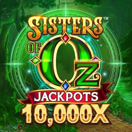 Sisters of Oz Jackpots Slot Logo Wizard Slots