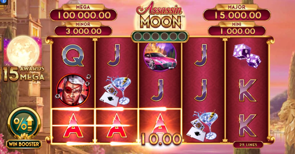 Assassin Moon Slots Gameplay