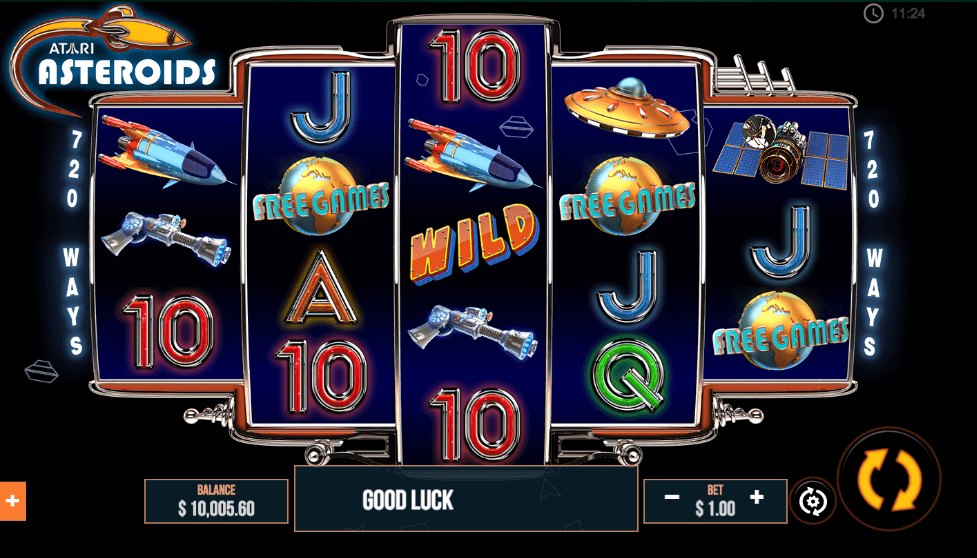 Asteroids slots Online