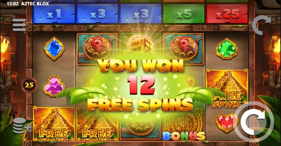 Aztec Blox Free Spins Slots