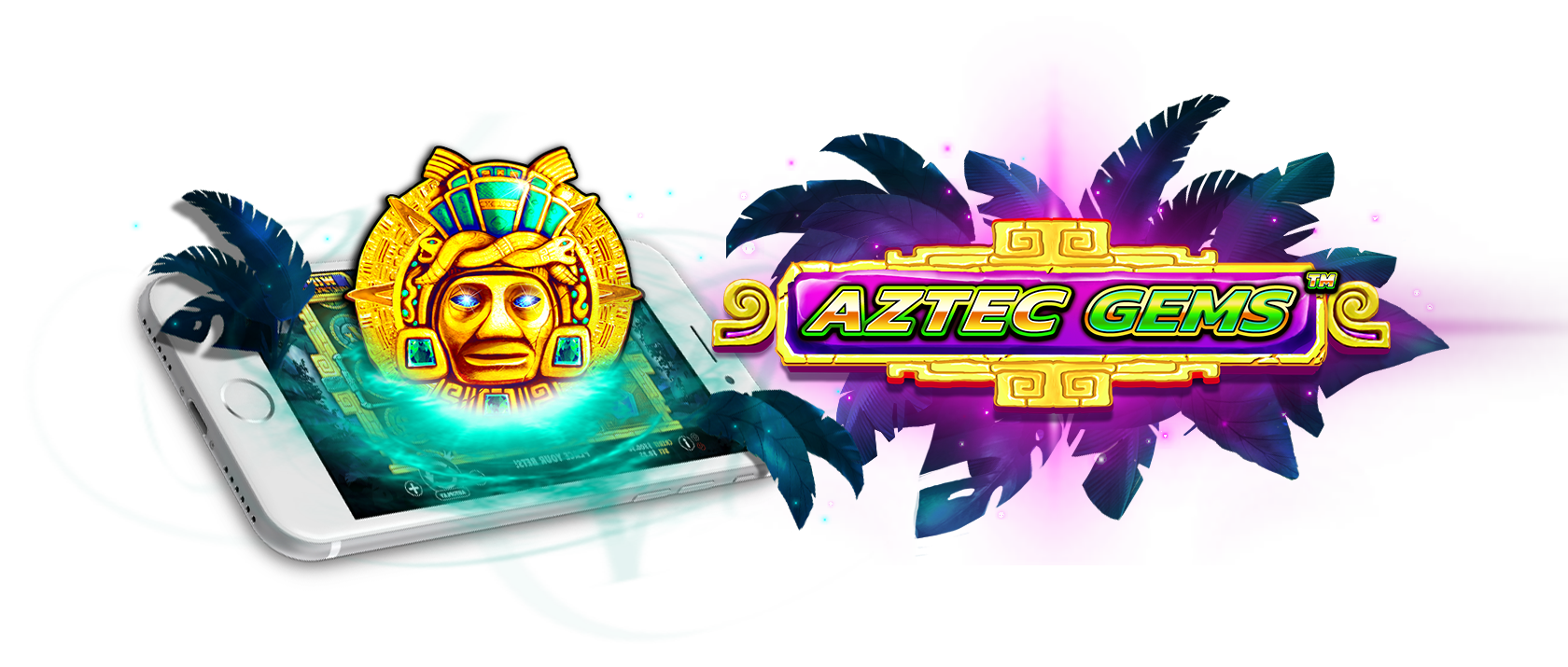 aztec gems slots game logo