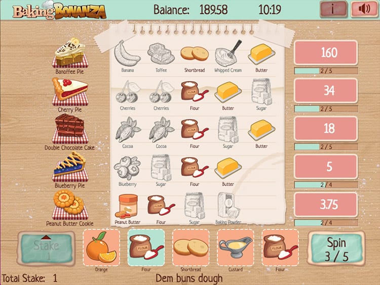 Baking Bonanza Slot Gameplay