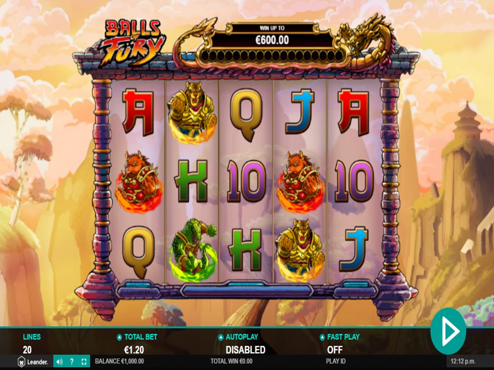 Balls Fury Slot UK