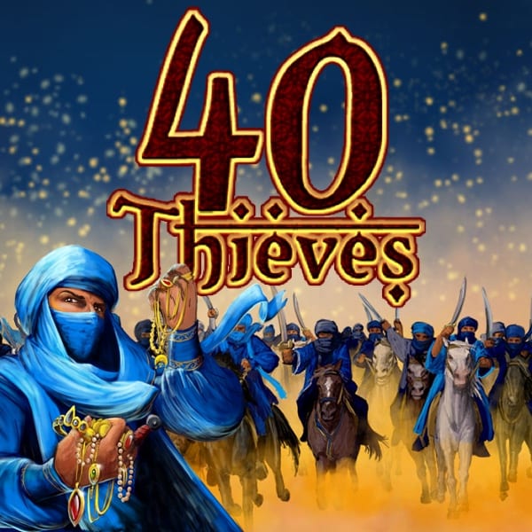 Forty Thieves online slots scratch logo