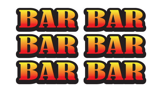 Ball Fruit Bar symbols