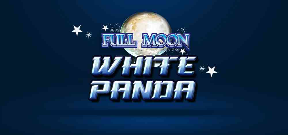 Full Moon White Panda Slot Logo Wizard Slots