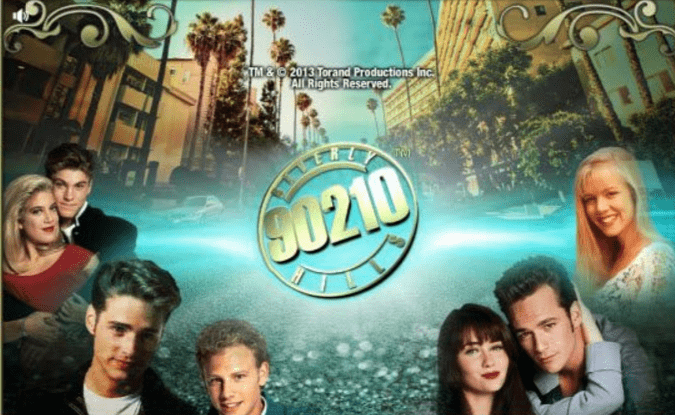 Beverly Hills 90210 slots game logo