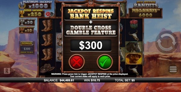 Big Bucks Bandits Megaways Slots Gameplay