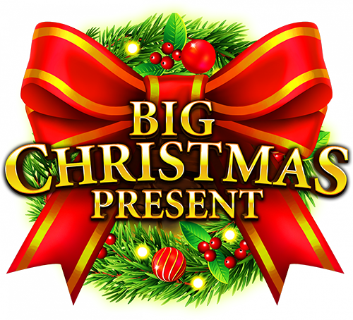 Big Christmas Present Slot Logo Wizard Slots