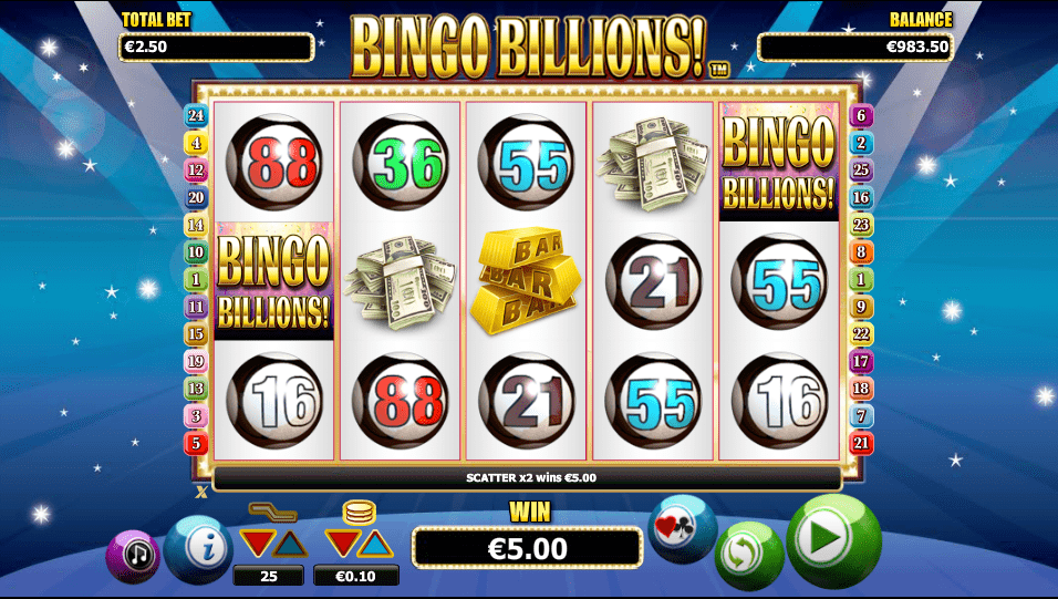Bingo Billions Gameplay