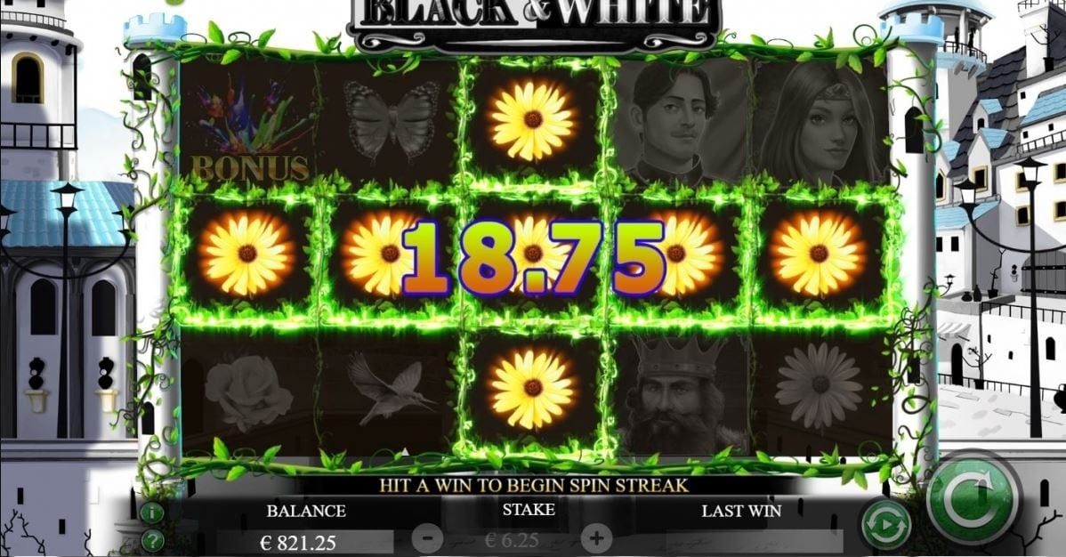 Black and White Slots Game