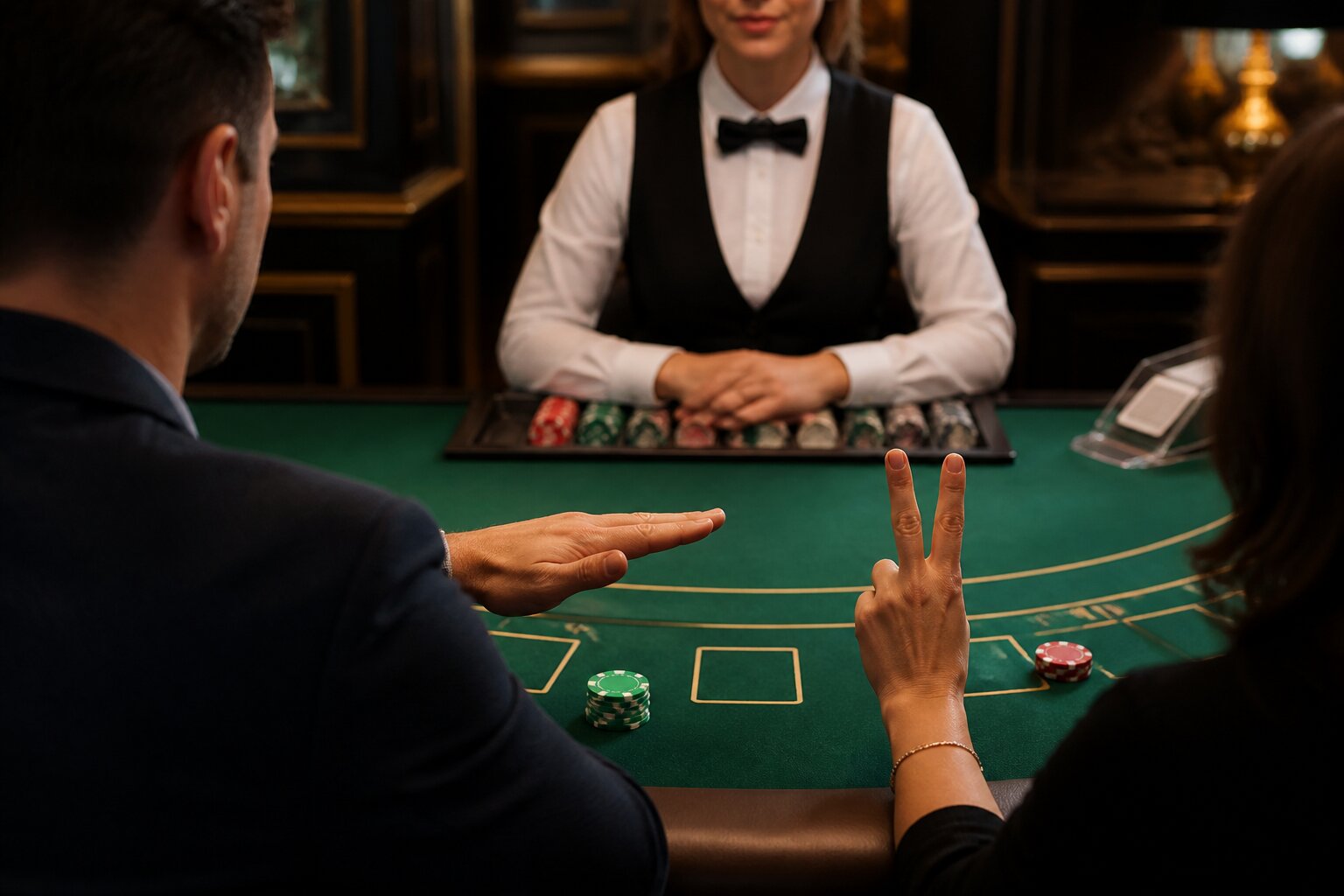 Blackjack Hand Signals Explained: Guide to Table Gestures & Etiquette