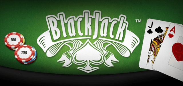 Blackjack slots game logo