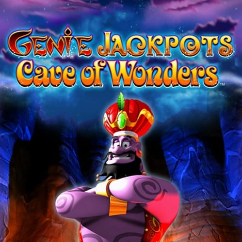 Genie Jackpots Cave of Wonders Slot Game Logo
