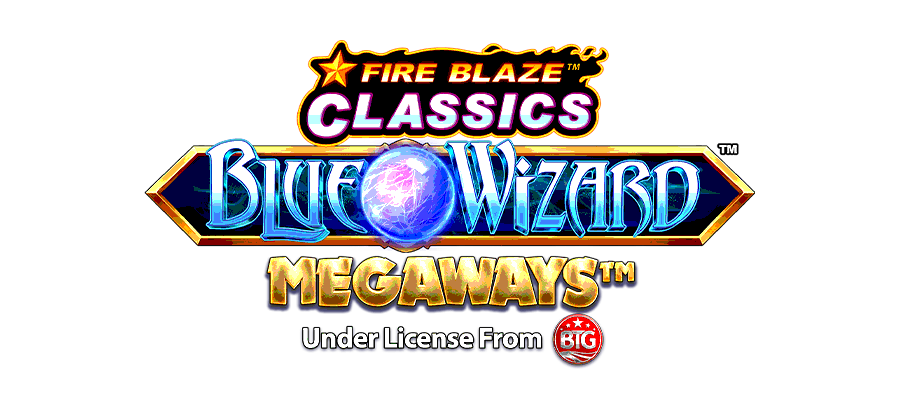 Blue Wizard Megaways Slot Logo