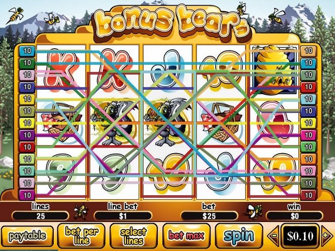 Bonus Bears Slots Gameplay