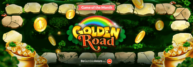 Golden Road Slot Logo Wizard Slots