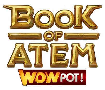 Book of Atem WowPot Slot Logo Wizard Slots