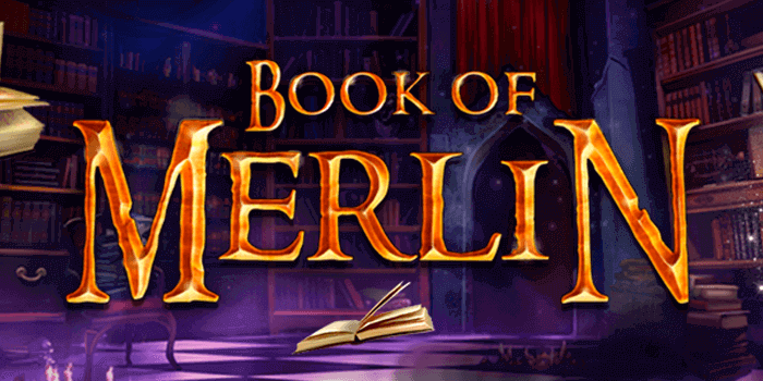 Book of Merlin Slot Logo Wizard Slots