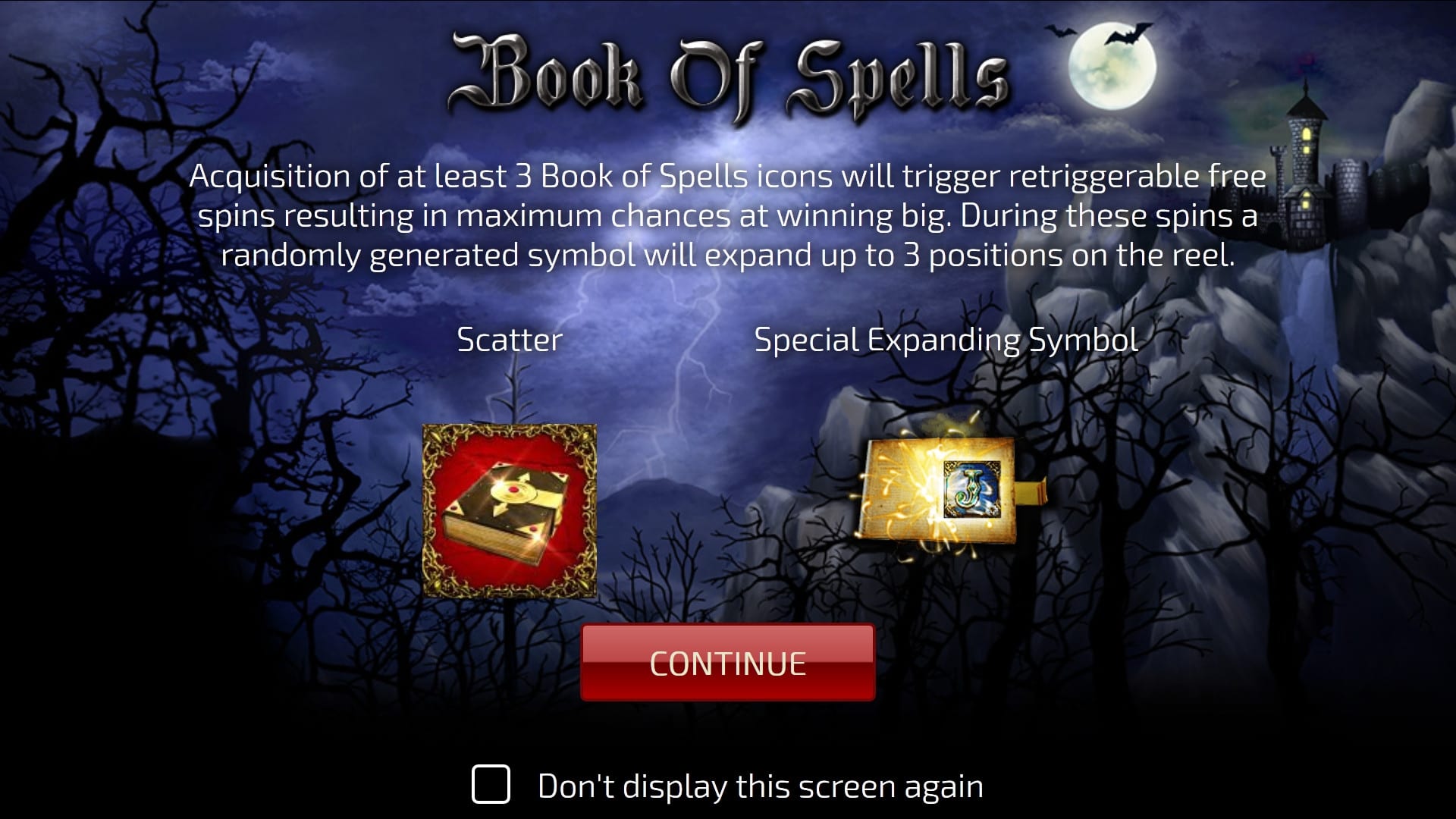 book of spells symbols