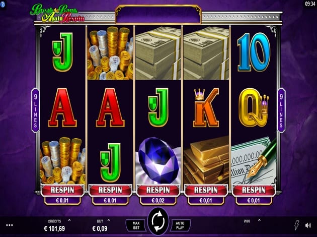 Break da Bank Again Respin Casino Gameplay