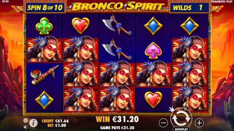 Bronco Spirit Slots Gameplay
