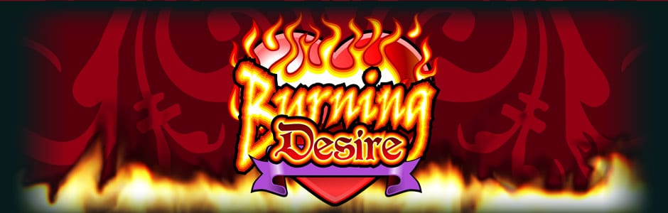 Burning Desire online slots game logo