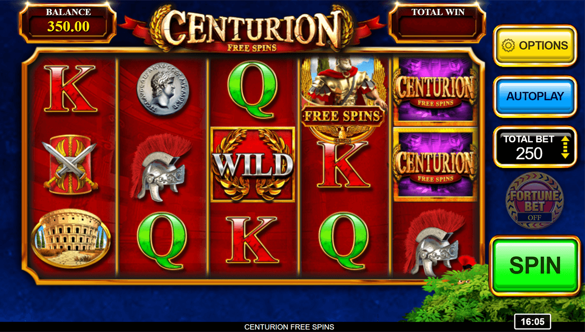 Centurion Free SPins Gameplay