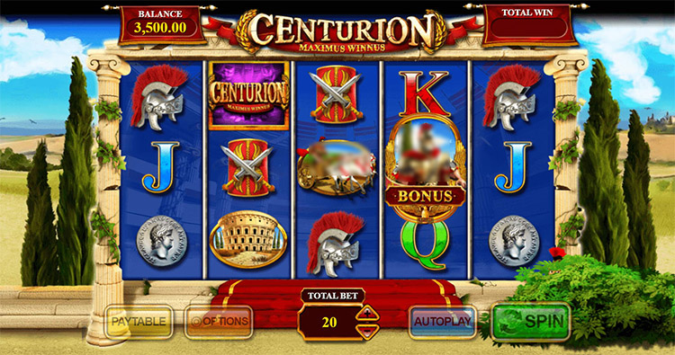 Centurion Slot reels